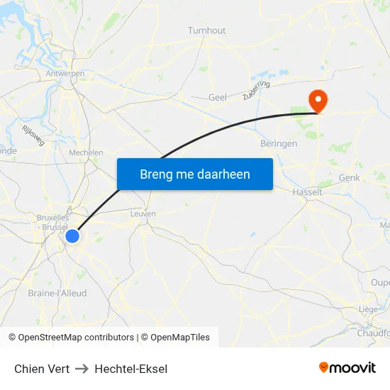 Chien Vert to Hechtel-Eksel map