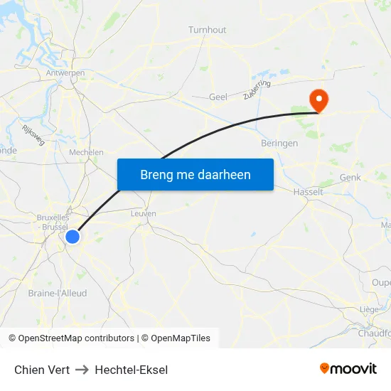 Chien Vert to Hechtel-Eksel map