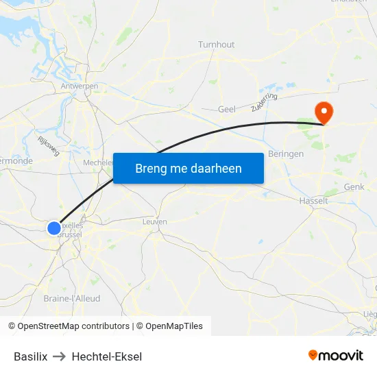 Basilix to Hechtel-Eksel map
