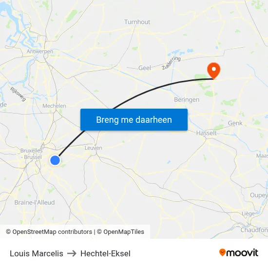 Louis Marcelis to Hechtel-Eksel map