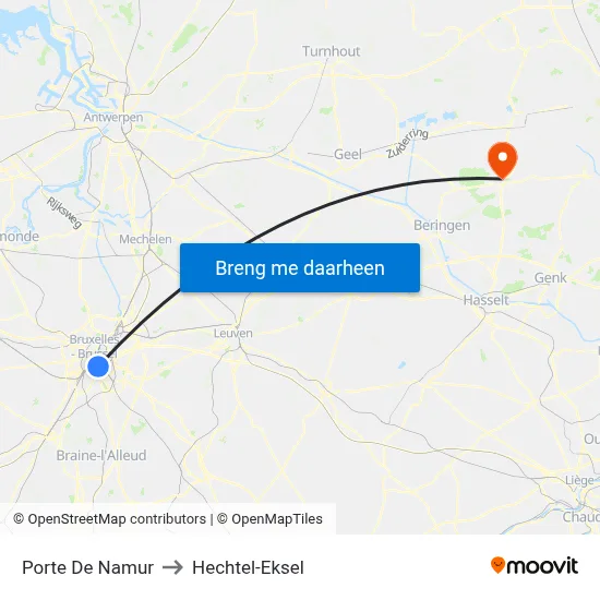 Louise to Hechtel-Eksel map