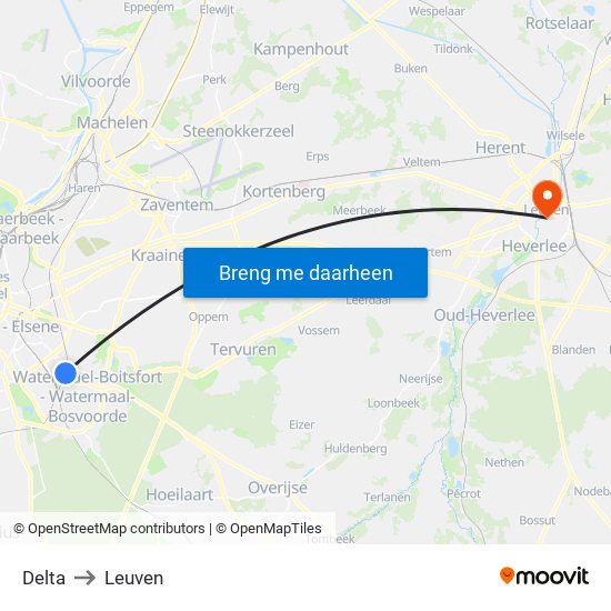 Delta to Leuven map