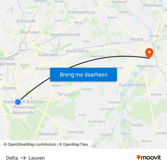 Delta to Leuven map