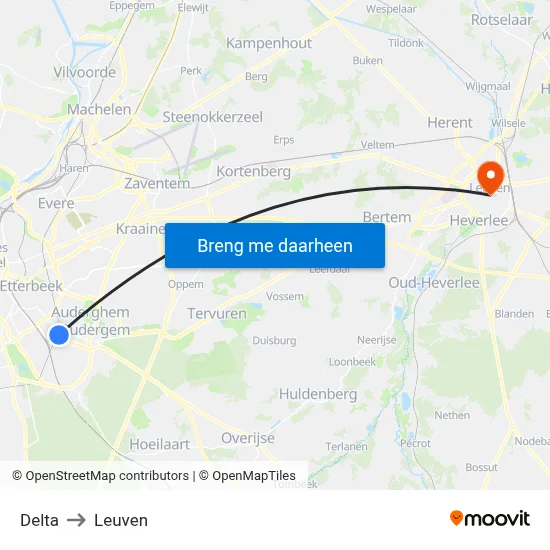Delta to Leuven map