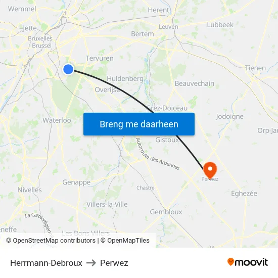 Herrmann-Debroux to Perwez map
