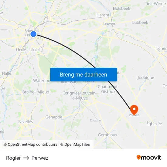 Rogier to Perwez map