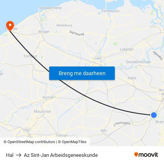 Hal to Az Sint-Jan Arbeidsgeneeskunde map