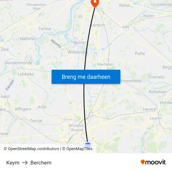 Keym to Berchem map