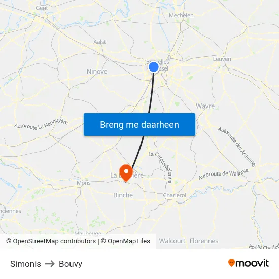 Simonis to Bouvy map