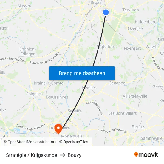 Stratégie / Krijgskunde to Bouvy map