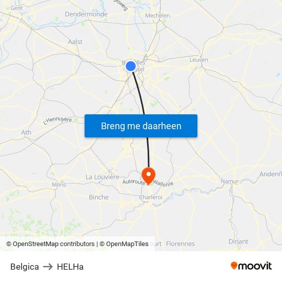 Belgica to HELHa map