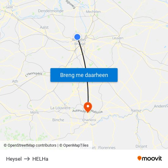 Heysel to HELHa map