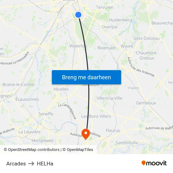 Arcades to HELHa map