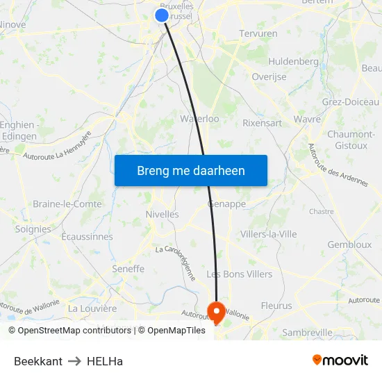 Beekkant to HELHa map