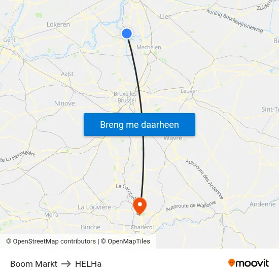 Boom Markt to HELHa map
