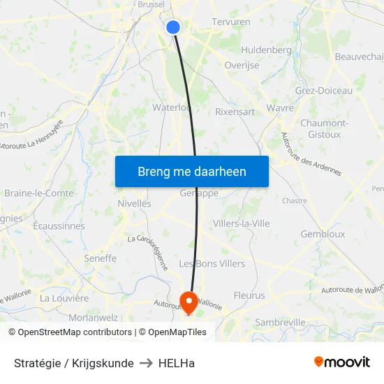 Stratégie / Krijgskunde to HELHa map