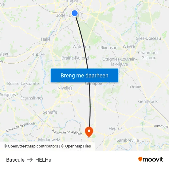 Bascule to HELHa map