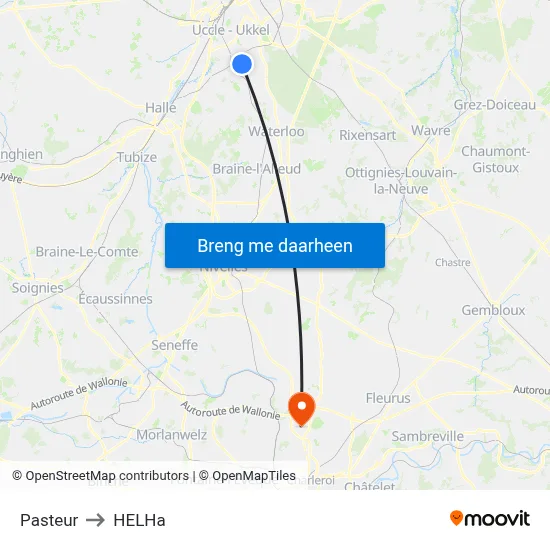 Pasteur to HELHa map