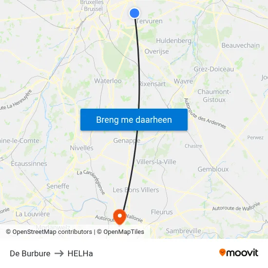 De Burbure to HELHa map