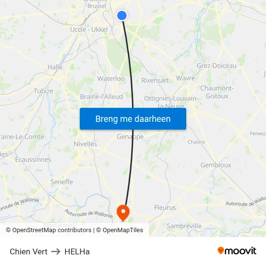 Chien Vert to HELHa map