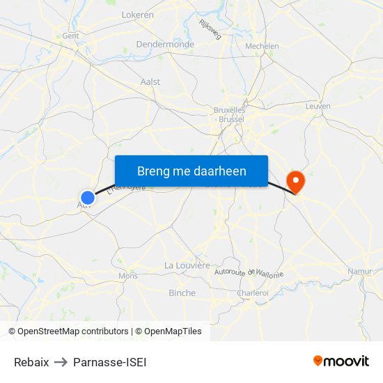 Rebaix to Parnasse-ISEI map