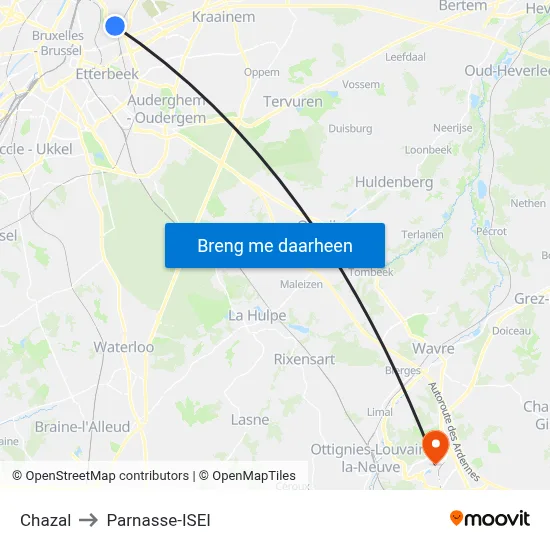 Chazal to Parnasse-ISEI map