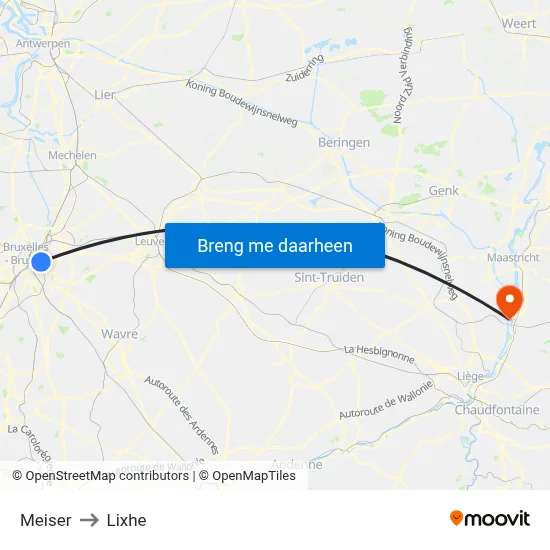 Meiser to Lixhe map
