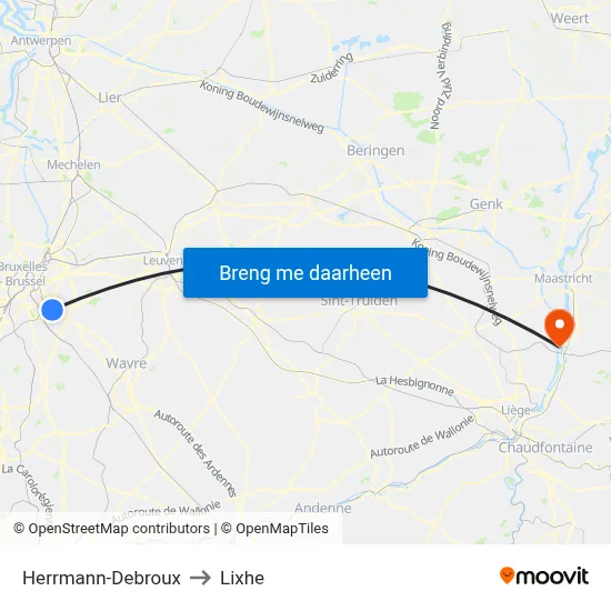 Herrmann-Debroux to Lixhe map