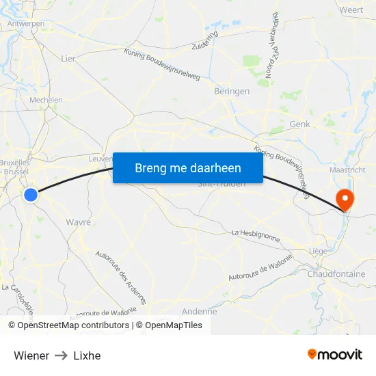 Wiener to Lixhe map