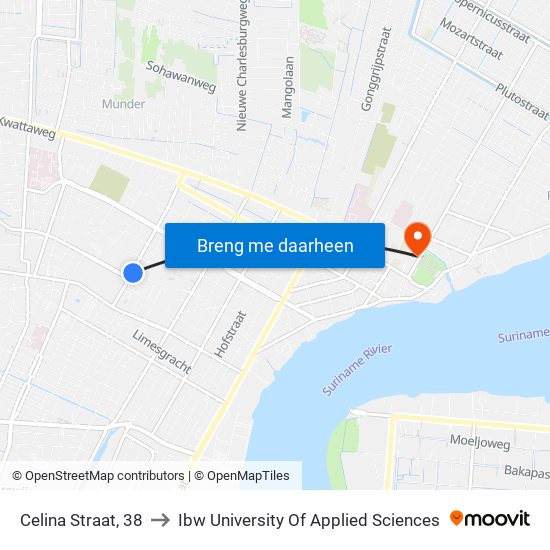 Celina Straat, 38 to Ibw University Of Applied Sciences map