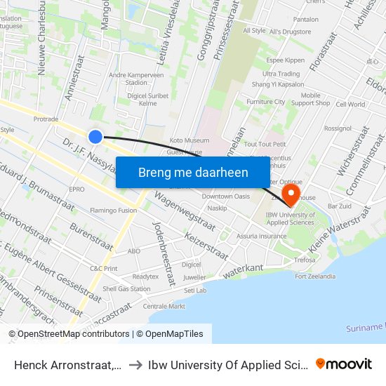 Henck Arronstraat, 144 to Ibw University Of Applied Sciences map