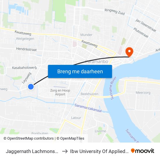 Jaggernath Lachmonstraat, 171 to Ibw University Of Applied Sciences map