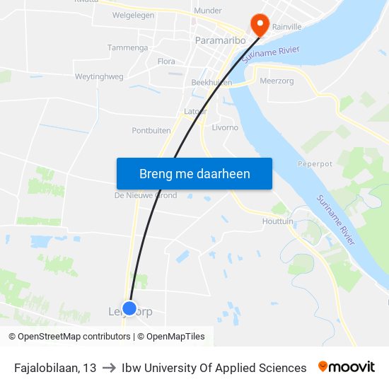 Fajalobilaan, 13 to Ibw University Of Applied Sciences map