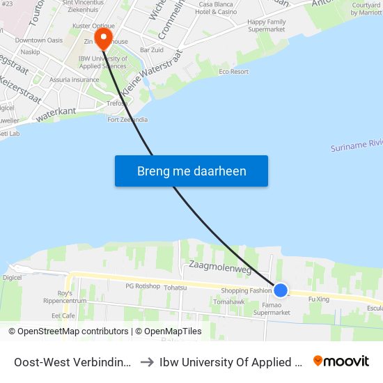 Oost-West Verbinding, 189c to Ibw University Of Applied Sciences map