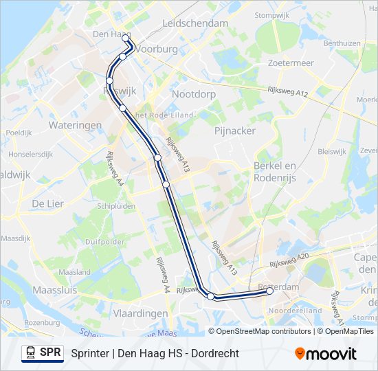 SPR Train Line Map
