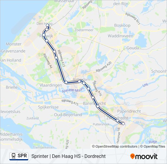 SPR Train Line Map