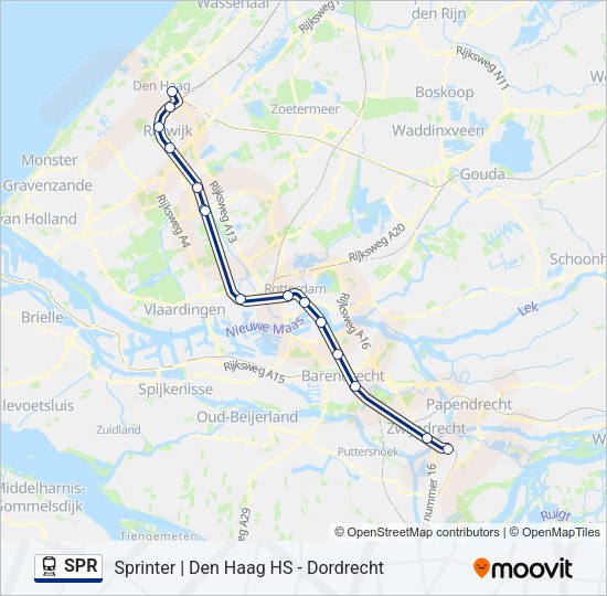 SPR Train Line Map