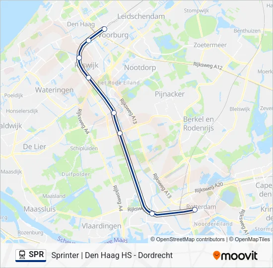 SPR Train Line Map