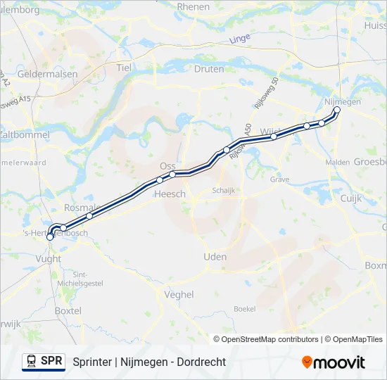 SPR Train Line Map