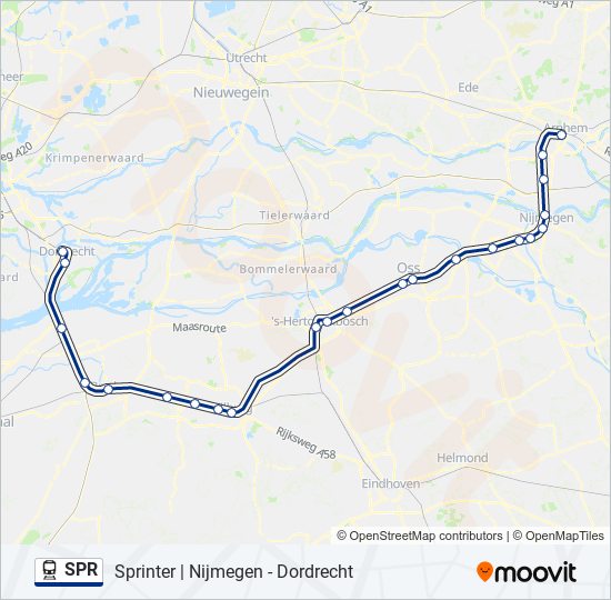 SPR train Line Map