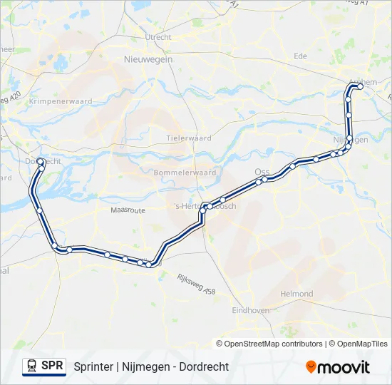 SPR Train Line Map