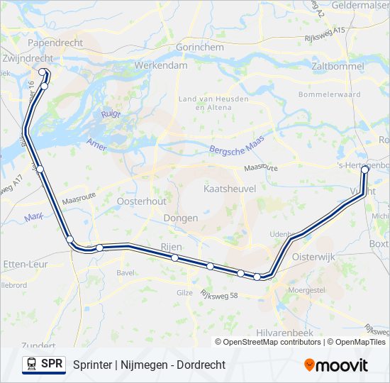 SPR train Line Map