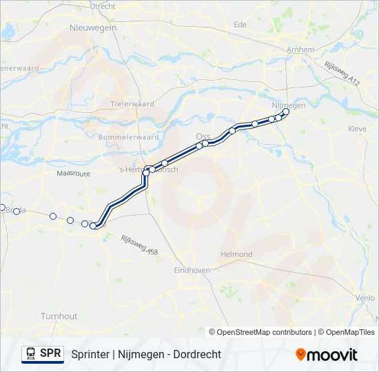 SPR Train Line Map