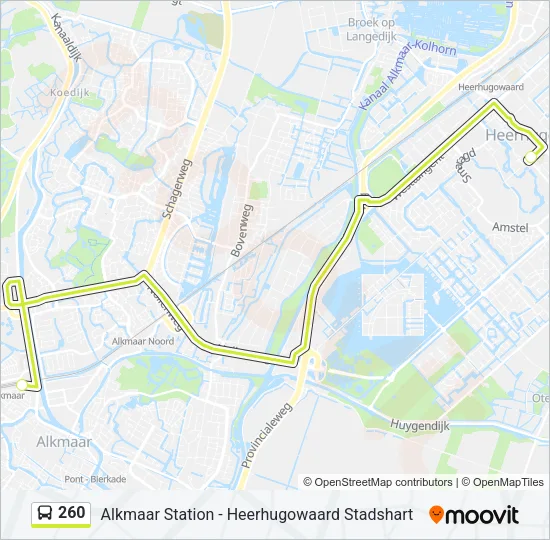 260  Line Map