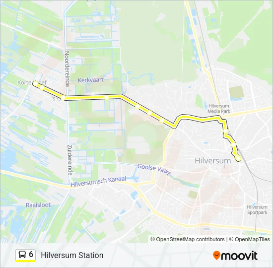 6 Bus Line Map