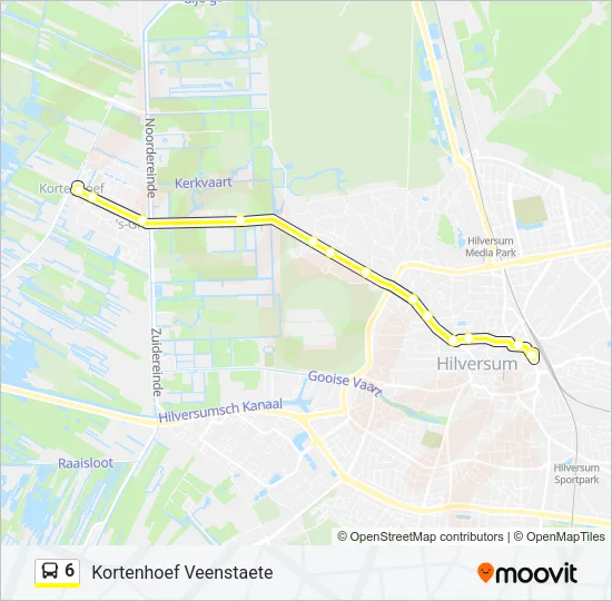 6 Bus Line Map