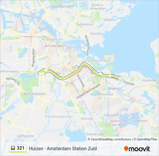 321 Bus Line Map