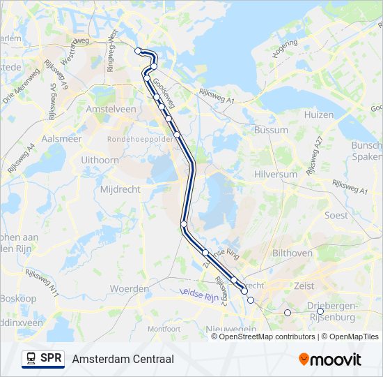 SPR Train Line Map