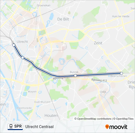 SPR Train Line Map
