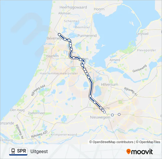 SPR Train Line Map